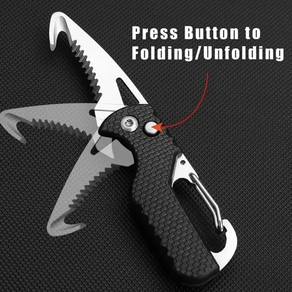 Small multi function cutter tool, keychain box package opener seatbelt emergency - Picture 10 of 12